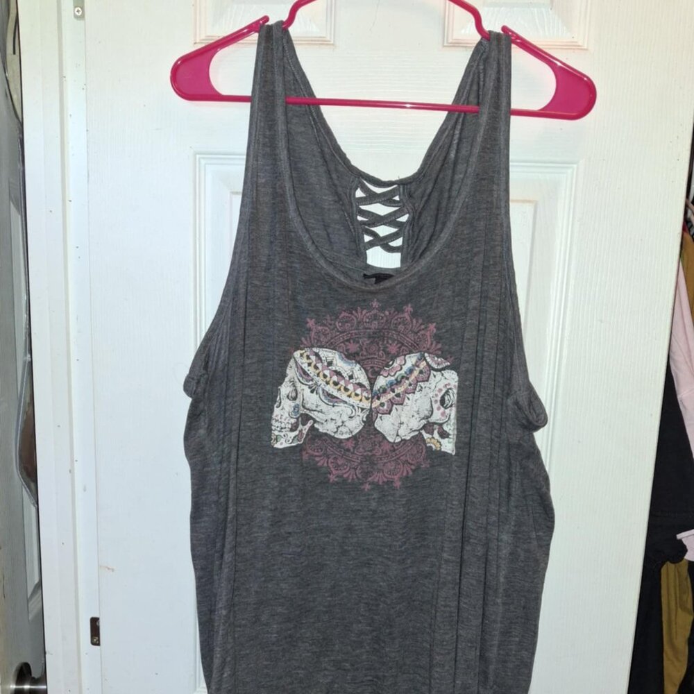 Skull tank top